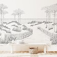 99DECO - Papier peint panoramique - Les Landes - Noir - intissé : 150g/m² - 7 lés : 336x270cm - vignette