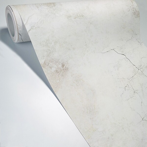 99DECO - Papier peint panoramique - New Trashwall - Beige et blanc - intissé : 150g/m² - 7 lés : 336x270cm - large