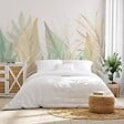 99DECO - Papier Peint Panoramique Floral Vert - 99DECO - L336xH270cm - vignette