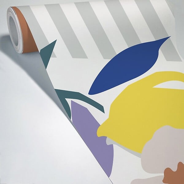 99DECO - Papier peint panoramique - Fraicheur Jungle - Multicouleur - intissé : 150g/m² - 7 lés : 336x270cm - large