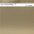 99DECO - Plinthes PVC adhésives décoratives pour sol - Lot de 25 - 200x8 cm (50m) Jaune - Laiton Martelé - vignette
