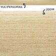 99DECO - Lot de 25 Plinthes PVC Couleur Bois - 99deco - H8 x L200 cm Profondeur 14 mm - vignette