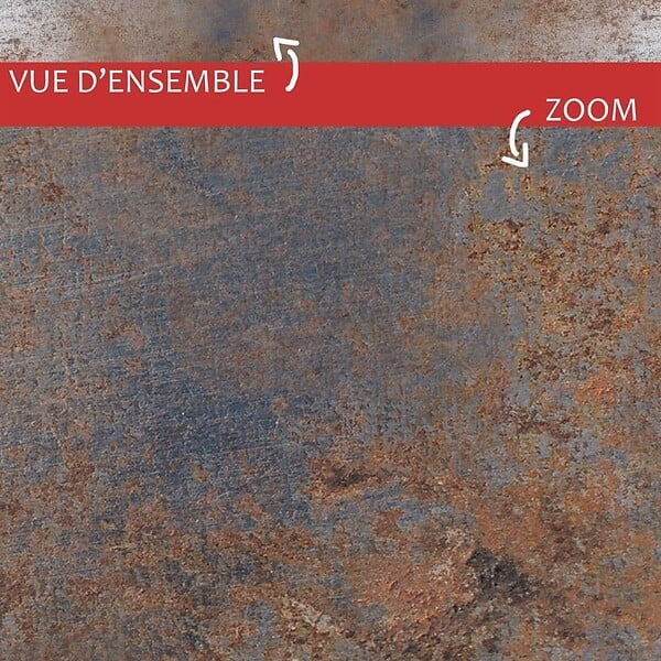 99DECO - Plinthes PVC adhésives décoratives pour sol - Lot de 10 - 100x8 cm (10m) Marron - Full Metal industriel - large