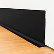99DECO - Plinthes PVC adhésives décoratives pour sol - Lot de 10 - 100x8 cm (10m) Noir - Total Black - vignette