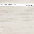 99DECO - Plinthes PVC adhésives décoratives pour sol - Lot de 25 - 200x8 cm (50m) Blanc - Effet Bois Chêne Blanchi - vignette