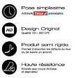 99DECO - Plinthes PVC adhésives décoratives pour sol - Lot de 25 - 200x8 cm (50m) Jaune - Sötma - vignette