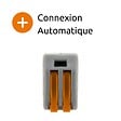WAGO - Borne rapide automatique à cliquet S222 - 2 entrées - Wago - vignette