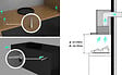 CIARRA - CIARRA Hotte Encastrable 60cm Hotte Tiroir Recyclage ou Evacuation 391m3/h VM6906DB - vignette