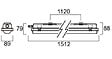 SYLVANIA - Réglettes étanche RESISTO IP66 840 QC 7600Lm - SYLVANIA - 0010250 - vignette