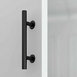 COULICOOL - Porte Coulissante avec Rail + Poignée Verticale - Laquée Blanche 73 cm - vignette