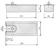LCN - Plaque de pivot 710.01 pour série 8610 inox - LCN - 3050705064 - vignette