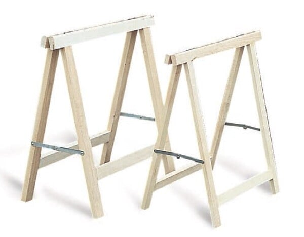 M&MERCIER - Tréteau pliant bois Mercier - large