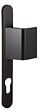 SOFI - Ensemble sur plaques + béquille carré 8mm entraxe 92mm noir RAL 9005 - SOFI - 5112219202 - vignette