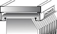DUVAL - Profil pour dossiers suspendus 225 longueur 2m alu anodisé argent - DUVAL - 42-0102-5102 - vignette