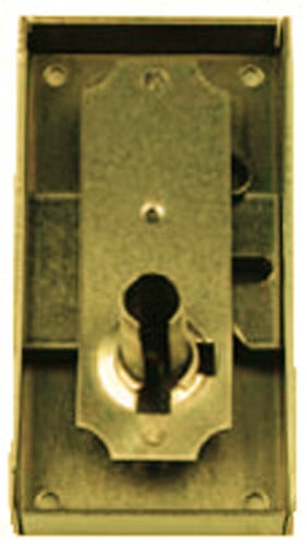 DEVISMES - Serrure de meuble fer 528F axe 15mm sans clé gauche - DEVISMES - 3527215S - large