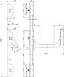 ISEO - Serrure anti panique CF IDEA 3 points finition argent - ISEO - 9413113774A - vignette