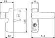 ISEO - Module béquille et cylindre IDEA Blanc - ISEO - 94011004T - vignette