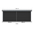 BARAC - Abri de jardin - Bois composite - Onyx 63 - 17,02 m2 - vignette