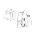BEKO - Four Intégrable Multifonction 72l 60cm Pyrolyse Inox - BBIM13301XPE-1 - vignette