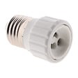ZENITECH - Adaptateur de douille E27 vers GU10 à visser - Compatible LED - Blanc - Zenitech - vignette