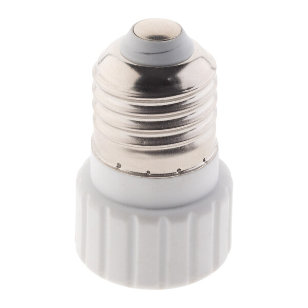 ZENITECH - Adaptateur de douille E27 vers GU10 à visser - Compatible LED - Blanc - Zenitech - large