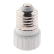 ZENITECH - Adaptateur de douille E27 vers GU10 à visser - Compatible LED - Blanc - Zenitech - vignette