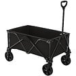 GT GARDEN - Chariot de transport pliable noir - vignette