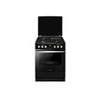 AMICA - cuisinière mixte 77l 4 feux noir - ACM7037RN - vignette