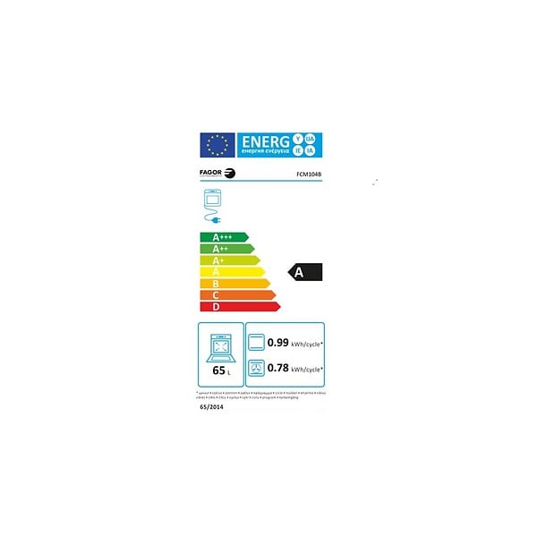 FAGOR - Cuisinière Gaz 4 Feux Blanc - FCM104B - large