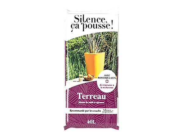 SILENCE CA - Terreau plantes du soleil et agrumes 40L Silence ca pousse - large