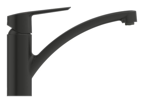 GROHE - Start mitigeur évier bec bas noir - large