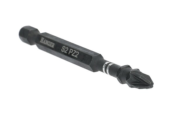 HANGER - 10 embouts impact 1/4'' cruciformes PZ2 longueur 50mm - HANGER - 134074 - large