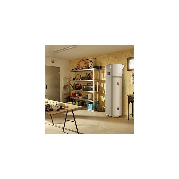 ATLANTIC - Chauffe-eau thermodynamique connecté Calypso Atlantic - 1800W - Vertical socle - 240L - large