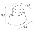 SLV - Applique extérieure PHOTONI SLV - E27 - Max.13W - IP65 - Rouille - Sans ampoule - vignette
