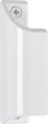 HOPPE - Poignée profilée 430 alu laqué blanc 9010 HOPPE - L.90 mm - pour porte-fenêtres - 517084 - vignette
