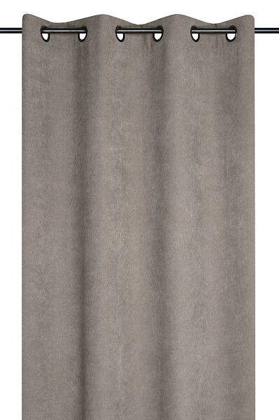 STOF - Rideau velours côtelé Dandy - Taupe - L.140xH.260cm - large