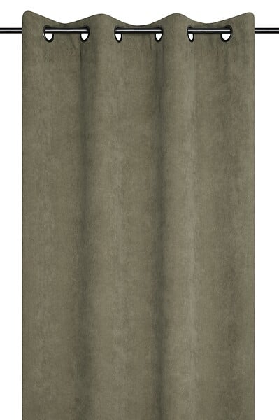 STOF - Rideau velours côtelé Dandy - Kaki - H.140xL.260cm - large