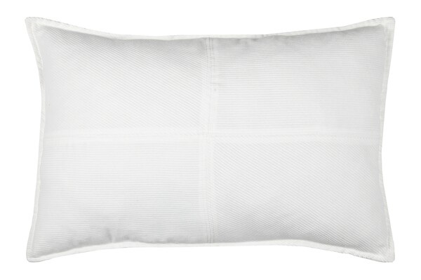 STOF - Coussin décoratif velours côtelé Dandy - Écru - 40x60cm - large