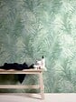 AS CREATION - pv préencollé palme Ella bleu/vert - vignette