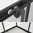 SANIVERRE - LANABLACK+ Cabine de douche 90x90 H190 cm transparent verre 6 mm porte coulissante - vignette