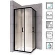 SANIVERRE - LANABLACK Cabine de douche 70x80 H190 cm transparent verre 6 mm porte coulissante - vignette
