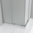 SANIVERRE - LANA Cabine de douche coulissante 80x80 H180 cm opaque verre 6 mm - vignette