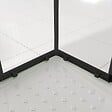 SANIVERRE - LANABLACK Cabine de douche 75x100 H185 cm transparent verre 6 mm porte coulissante - vignette