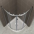 SANIVERRE - TIBY Cabine de douche 100x100 H190 cm 1/4 de cercle verre transparent 6 mm - vignette