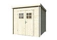 WHITE WOOD - Abri de jardin en bois Zoé 2 ép.19mm - White Wood - 4,8m - vignette