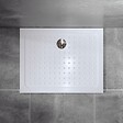 SANIVERRE - NIKY Cabine de douche 90x80 H195 cm +receveur (porte 90) verre transparent Ép. 8 mm - vignette
