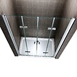SANIVERRE - EMMY Porte de douche pliante H185 - L. 116 à 120 cm transparent - vignette