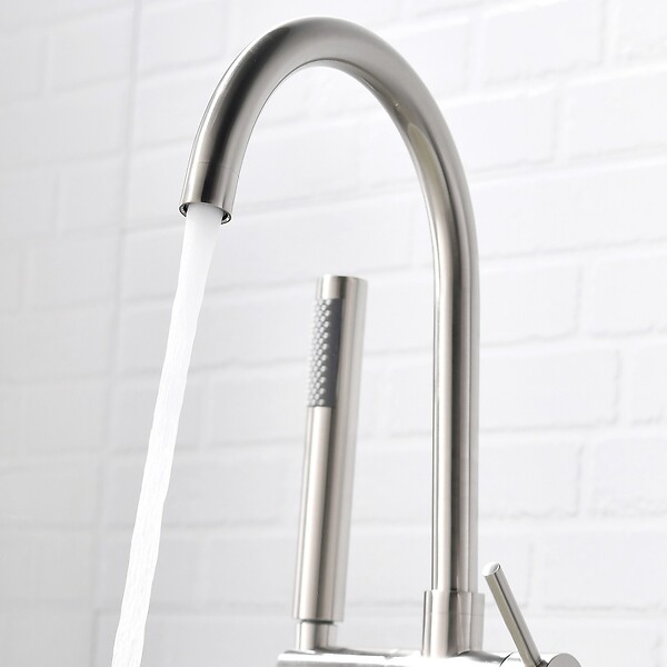 SANIVERRE - MATY Robinet sur pied baignoire îlot - Chrome brossé - large