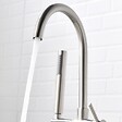 SANIVERRE - MATY Robinet sur pied baignoire îlot - Chrome brossé - vignette