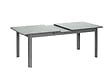JARDILINE - Ensemble Table rectangulaire extensible et chaises de jardin en aluminium gris Milos Anthracite - 12 places - Jardiline - vignette
